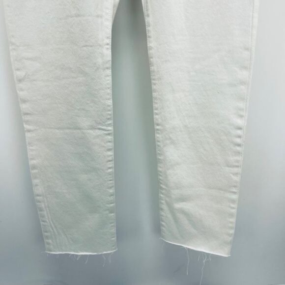 Levi’s 501 Jeans Size 30x32 Women’s High Rise Straight Leng White New - Picture 13 of 15